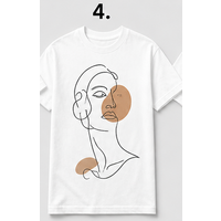 Line Art Face Tee