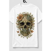 Floral Skull Tee